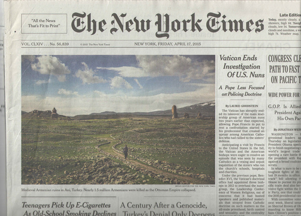 Armanian Genocide NYT 2015 4 17 - Copy.jpg