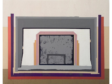 JenaH.Kim-Setting (F-Purple), 2012, Acrylic on wood panel, 11 x 24 in.jpg